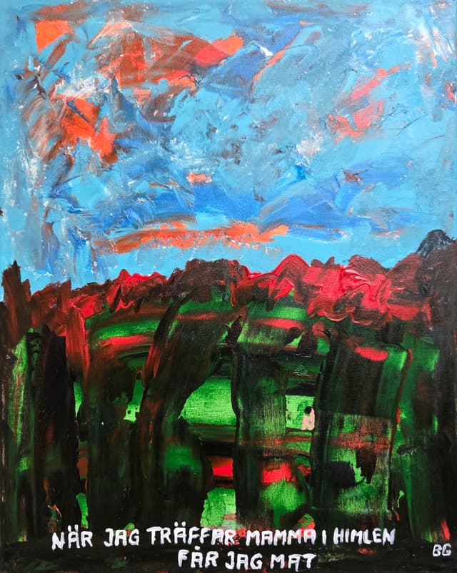 När jag träffar mamma i himlen får jag mat