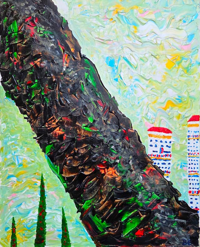 Spansk korlek på höjd